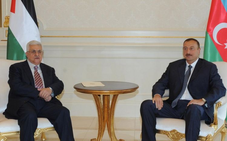 Fələstin Prezidenti İlham Əliyevi təbrik edib