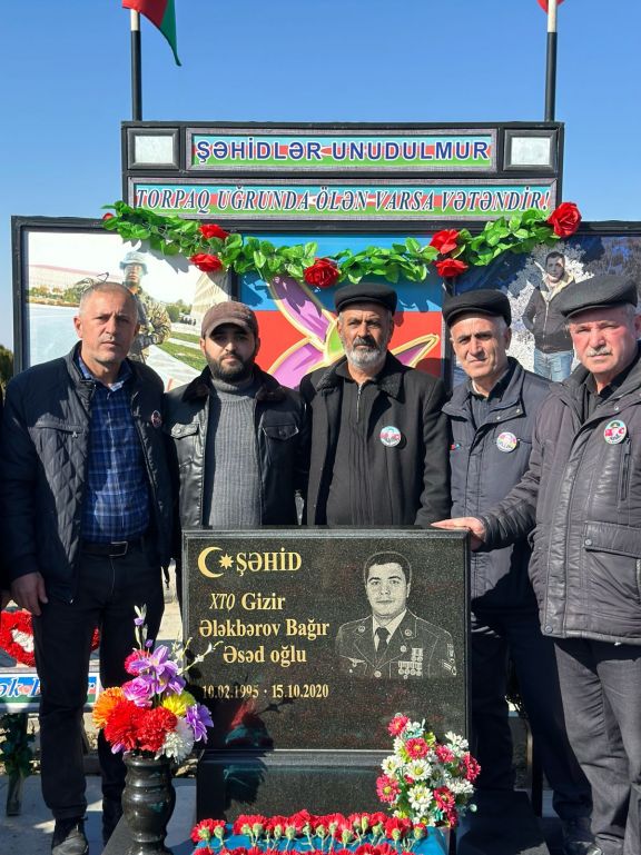 Şəhid gizir Bağır Ələkbərovun xatirəsi yad edilib<font color=red> - FOTOLAR</font>