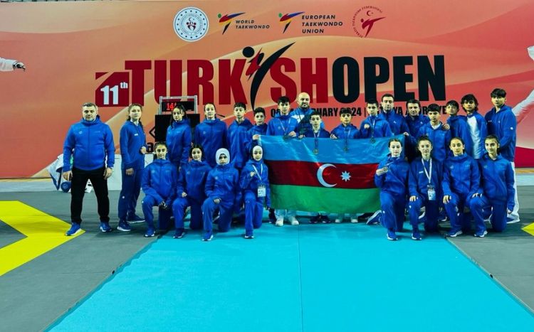 Azərbaycan taekvondoçuları Türkiyə açıq çempionatında daha 4 medal qazanıblar
