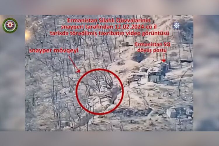 Ermənistan Zəngilan istiqamətində Azərbaycan Ordusunun mövqelərini atəşə tutub, bir hərbçi yaralanıb<font color=red> - VİDEO</font>