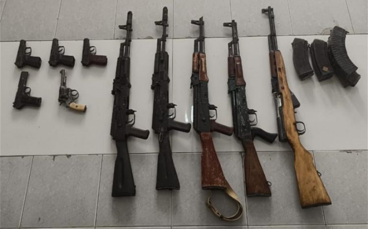 Xankəndidə silah və sursatlar aşkarlanıb