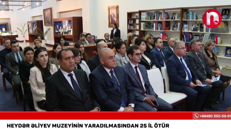 Heydər Əliyev Muzeyinin yaradılmasının 25 illik yubileyi qeyd olunub<font color=red> - VİDEO</font>