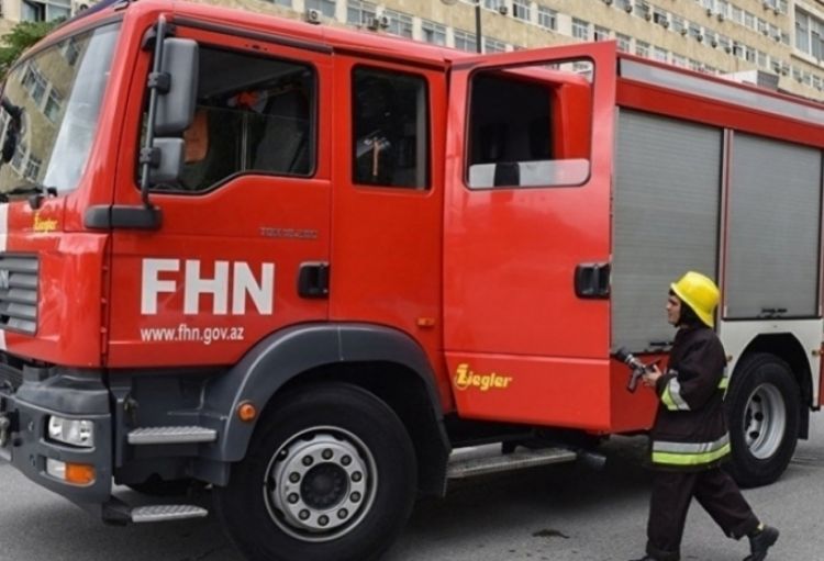 Bakıda hoteldə baş verən yanğın söndürülüb