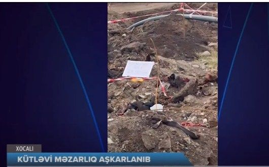 Xocalıda kütləvi məzarlıq aşkarlanıb<font color=red> - VİDEO</font>