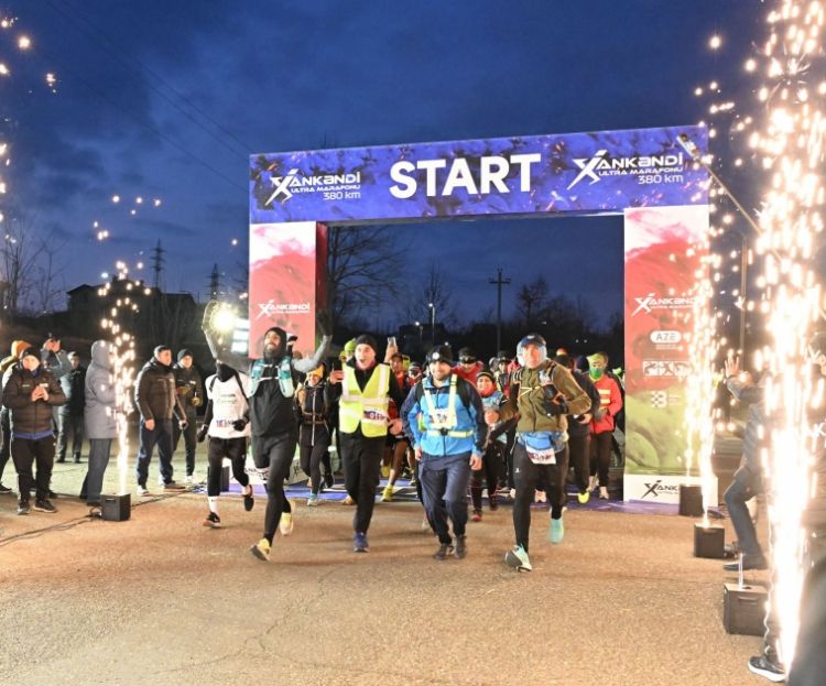 Azərbaycanda ilk dəfə Xankəndi - Bakı ultra marafonu start götürüb