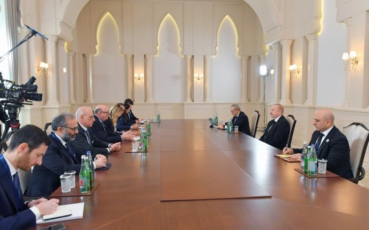İlham Əliyev İtaliyanın ətraf mühit və enerji təhlükəsizliyi nazirini qəbul edib <font color='red'> - YENİLƏNİB</font>