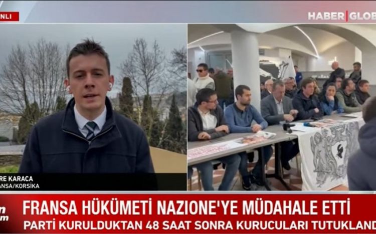 "Haber Global" Korsikadakı son hadisələrlə bağlı süjet hazırlayıb<font color=red> - VİDEO</font>