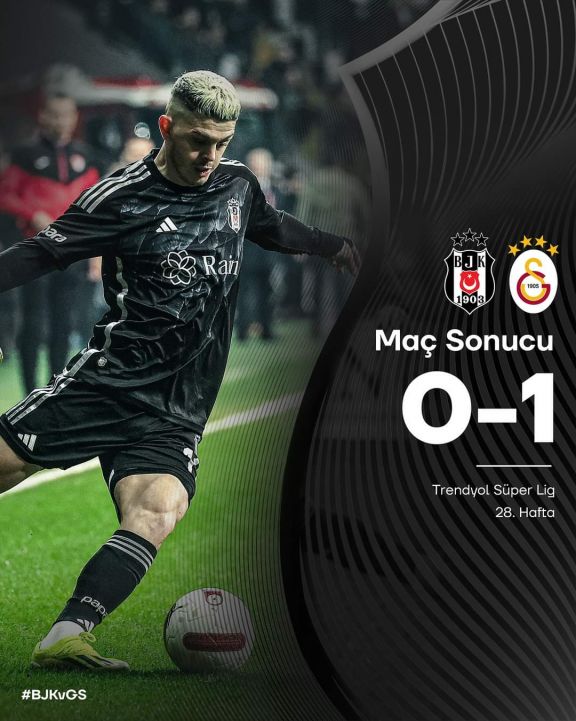 Türkiyə Superliqası: “Qalatasaray” “Beşiktaş”ı erkən qolla məğlub edib