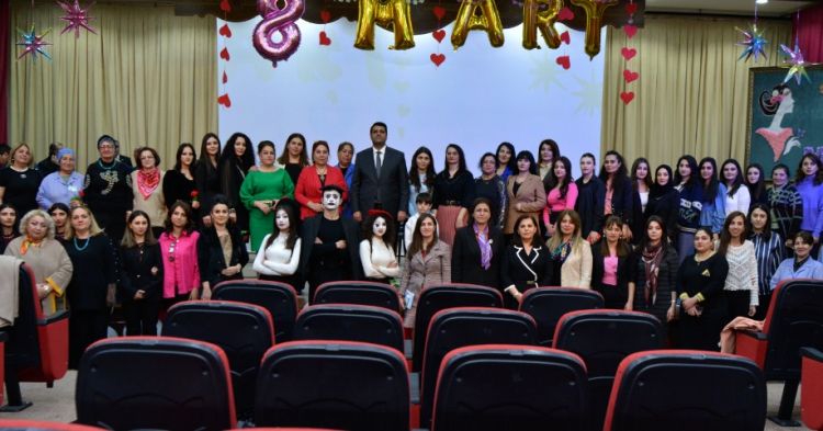 Naxçıvan  Dövlət Universitetində 8 mart Beynəlxalq Qadınlar Günü qeyd edilib<font color=red> - FOTOLAR</font>