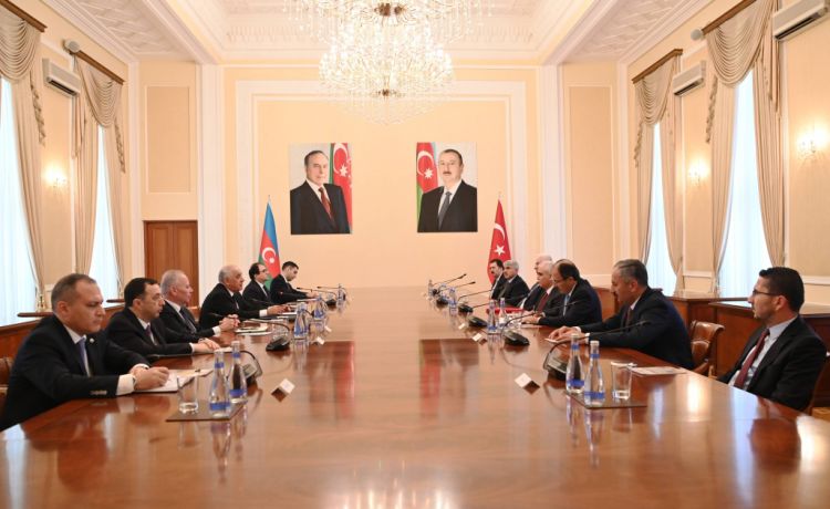 Baş nazir Əli Əsədov Türkiyənin Konstitusiya Məhkəməsinin sədri ilə görüşüb