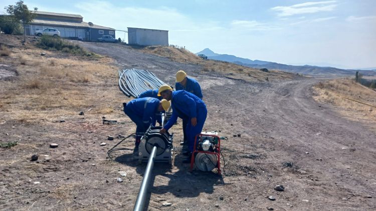 Bənəniyar və Əbrəqunus kəndlərinin içməli su ehtiyacı tam təmin olunacaq <font color=red> - FOTOLAR</font>