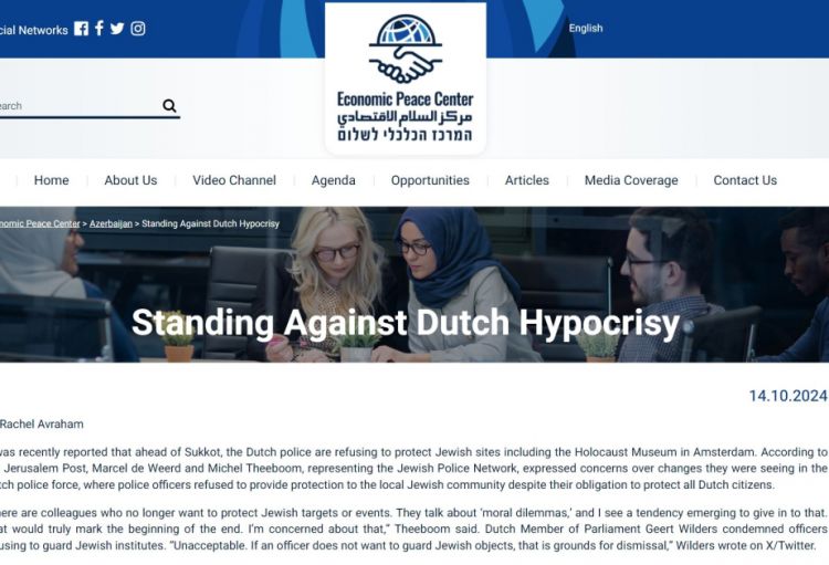 İsrail mətbuatı Niderland parlamentini riyakarlıqda ittiham edib