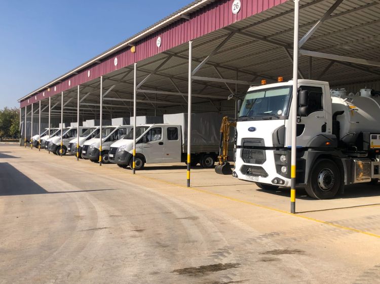 Naxçıvan Muxtar Respublikası Dövlət Su Ehtiyatları Agentliyinin texnika parkı yenilənib<font color=red> - FOTOLAR</font>