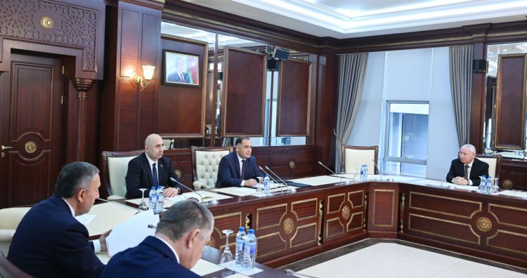 Milli Məclisin İqtisadi siyasət, sənaye və sahibkarlıq komitəsinin iclası keçirilib<font color=red> - FOTOLAR</font>