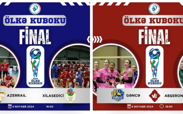 Voleybol üzrə Azərbaycan Kubokunda qaliblər müəyyənləşəcək
