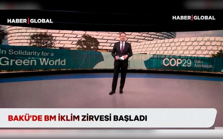 “Haber Global”da COP29-un birinci günü geniş işıqlandırılıb