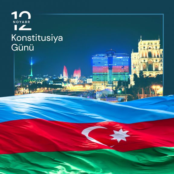 Birinci vitse-prezident Mehriban Əliyeva Konstitusiya Günü münasibətilə paylaşım edib