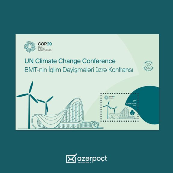 “Azərpoçt” təkrar emal olunmuş materiallardan marka buraxıb<font color=red> - FOTOLAR</font>