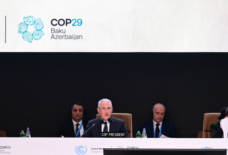 COP29-un yüksək təşkilinə görə Azərbaycana təşəkkür edilməsi barədə qətnamə layihəsi qəbul olunub
