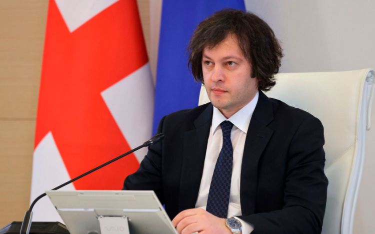 İrakli Kobaxidze: Bakı-Tbilisi-Bakı sərnişin qatarının fəaliyyətinin bərpası məsələsi Prezident İlham Əliyevlə müzakirə edilib