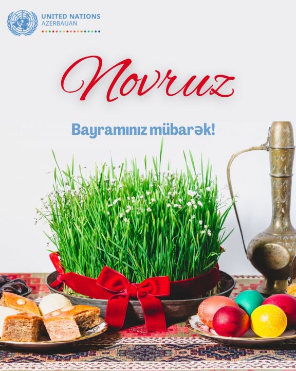 BMT-nin rezident əlaqələndiricisi Azərbaycan xalqını Novruz bayramı münasibətilə təbrik edib