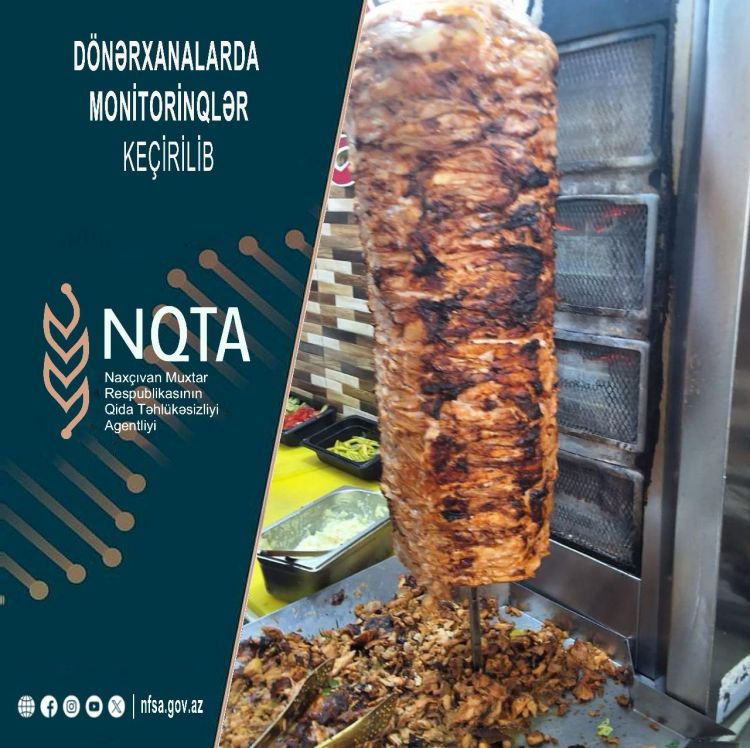 Naxçıvanda bir sıra dönərxanalarda nöqsanlar aşkarlanıb<font color=red> - FOTOLAR</font>