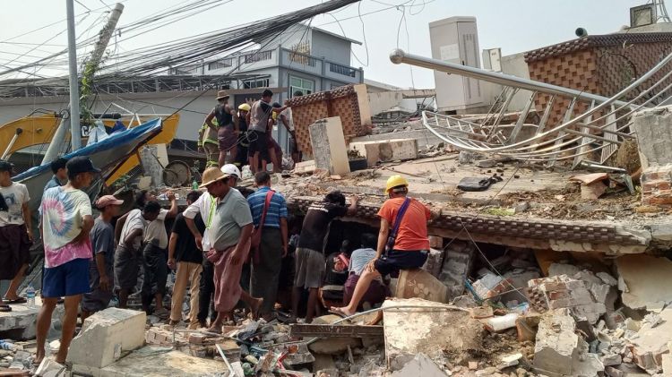 Myanmada zəlzələ nəticəsində ölənlərin sayı 1 600-ü keçib