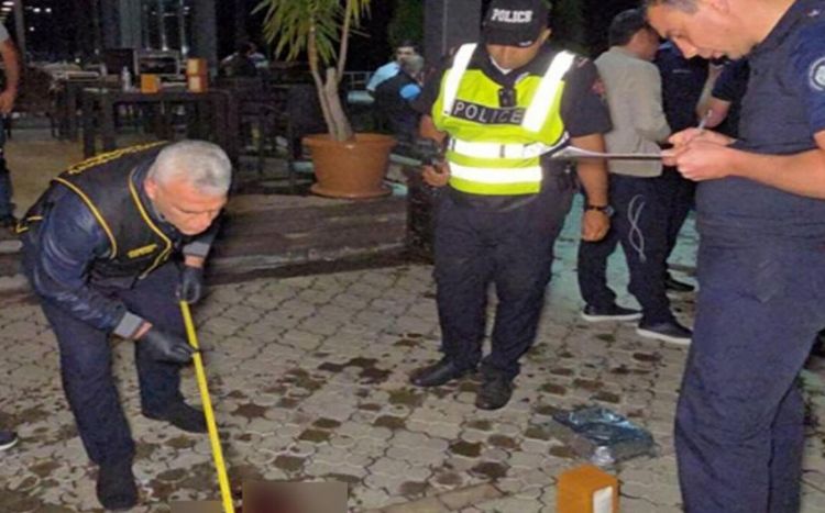 Ermənistanda restoran yaxınlığında bir nəfər öldürülüb, dörd nəfər yaralanıb