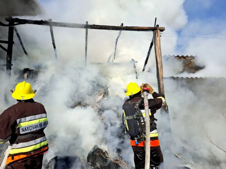 Bayram günlərində Naxçıvanda 56 yanğın olub, 1 hərbi sursat aşkar edilib