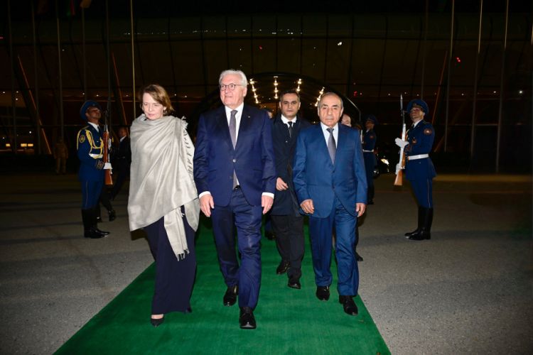 Almaniya Prezidenti Frank-Valter Ştaynmayerin Azərbaycana səfəri başa çatıb<font color=red> - FOTOLAR</font>