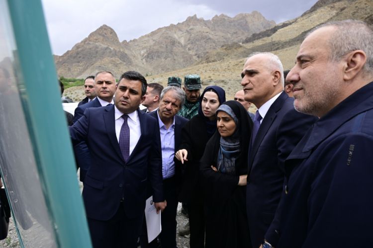 Araz çayı üzərində Ordubad SES-in ümumi tikinti işlərinin 60 %-i yekunlaşıb<font color=red> - FOTOLAR</font>
