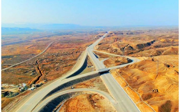 Horadiz-Cəbrayıl-Zəngilan-Ağbənd yolunun tikintisi 93 % tamamlanıb<font color=red> - VİDEO</font>