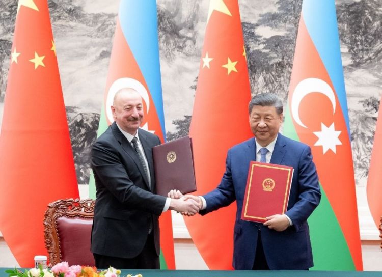 Pekində Azərbaycan-Çin sənədləri imzalanıb<font color=red> - FOTOLAR</font>