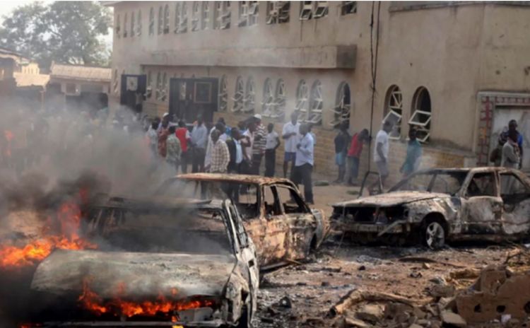 Nigeriyada bomba dolu avtomobillər partlayıb, azı 26 nəfər ölüb