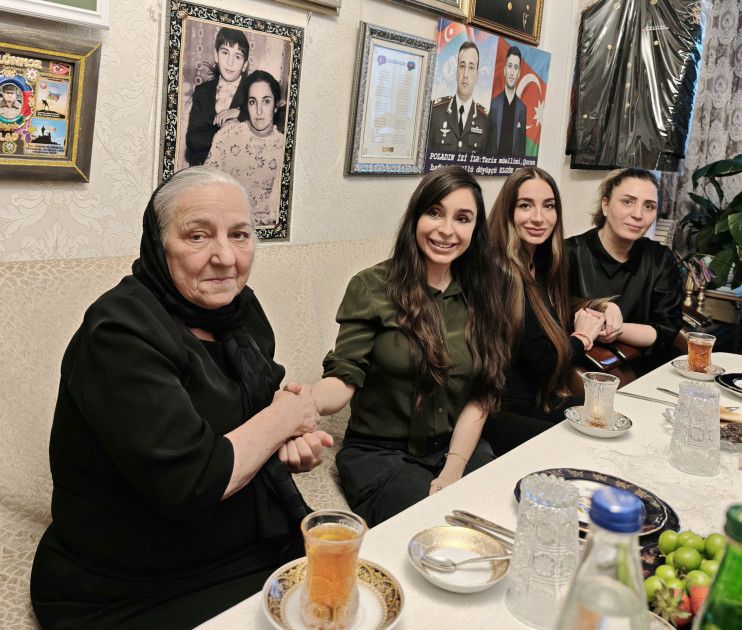Leyla Əliyeva və Arzu Əliyeva Polad Həşimovun evində olublar<font color=red> - FOTOLAR</font>
