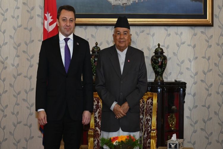 Nepal Prezidenti Azərbaycan XİN rəhbərinin müavinini qəbul edib