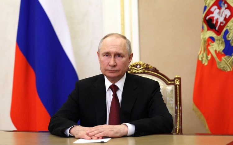 Putin: Rusiya ilə Azərbaycan arasında dostluq müttəfiqlik münasibətlərinin inkişafı üçün etibarlı zəmin olacaq