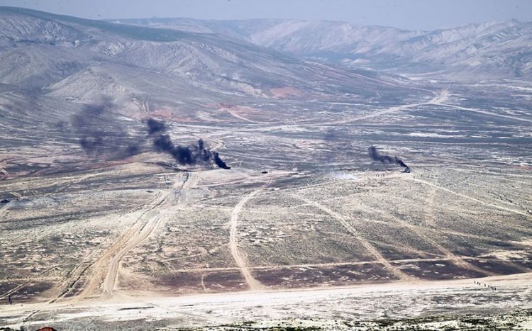 Azərbaycan Ordusunun dəniz piyada bölmələri ilə döyüş atışlı taktiki təlim keçirilib