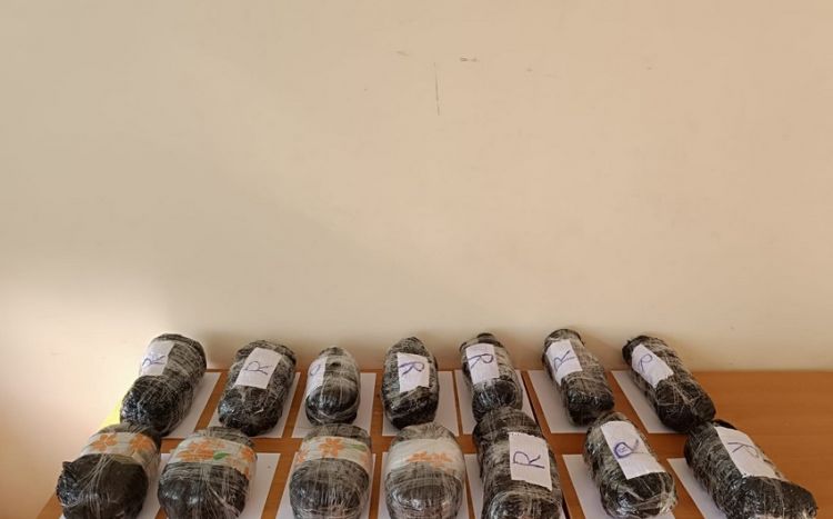 İrandan Azərbaycana 25 kq narkotikin keçirilməsinin qarşısı alınıb