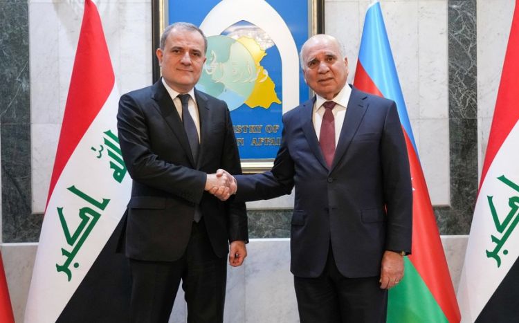 Ceyhun Bayramov iraqlı həmkarı ilə görüşüb<font color='red'> - YENİLƏNİB</font><font color=red> - FOTOLAR</font>