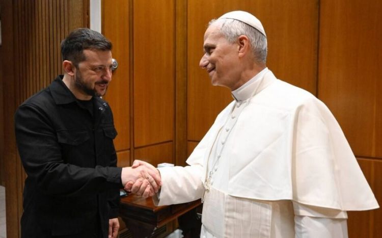 Roma Papası Ukrayna nümayəndə heyətini qəbul edib
