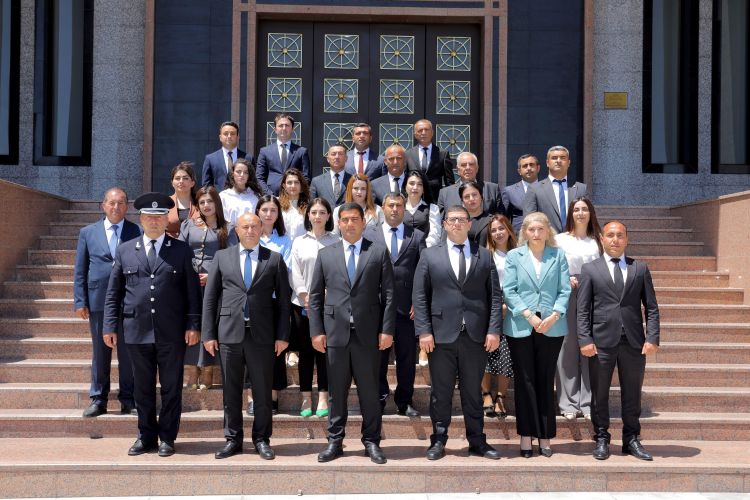 Naxçıvanda Ekologiya və Təbii Sərvətlər Nazirliyi işçilərinin Peşə Bayramının qeyd olunması münasibətilə tədbir keçirilib<font color=red> - FOTOLAR</font>