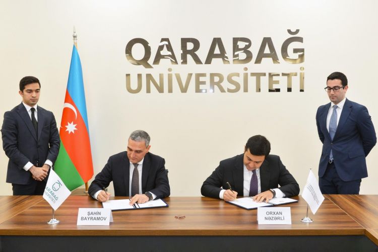 Dövlət Vergi Xidməti Qarabağ Universiteti ilə əməkdaşlıq memorandumu imzalayıb<font color=red> - FOTOLAR</font>