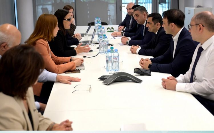 Azərbaycan və Gürcüstan pul siyasəti ilə bağlı müzakirələr aparıb<font color=red> - FOTOLAR</font>