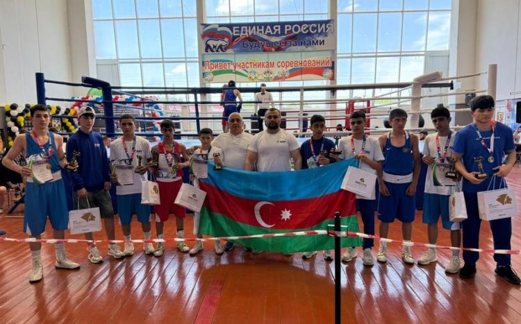 Azərbaycan boksçuları Rusiyadakı turnirdə 8 qızıl medal qazanıblar
