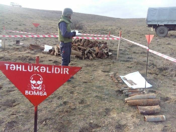 Həftə ərzində 1258 hektar ərazi minalardan təmizlənib