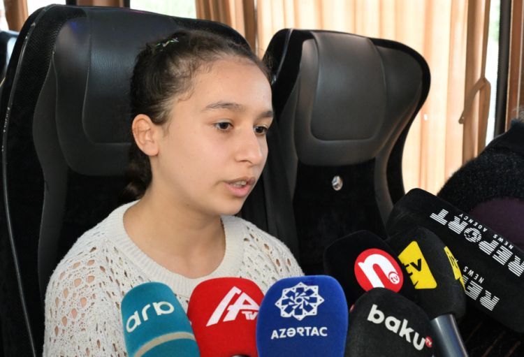 13 yaşlı Ağdam sakini: Gələcəkdə Ağdamda həkim olmaq istəyirəm