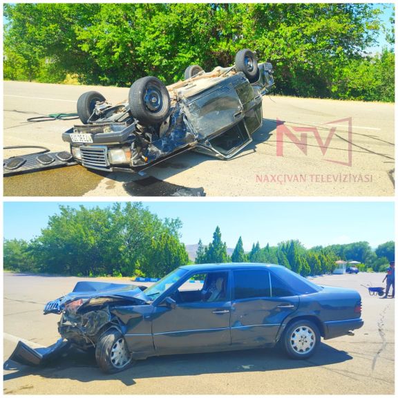Sədərəkdə yol qəzasında 2 nəfər xəsarət alıb 
