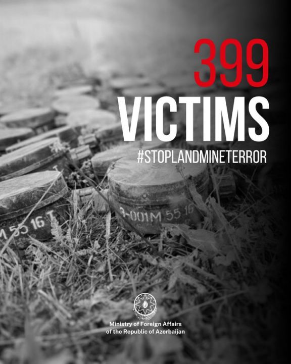 Vətən müharibəsindən sonra mina qurbanlarının sayı 399 nəfərə çatıb<font color=red> - FOTOLAR</font>