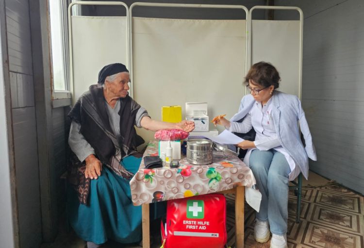 Laçın yaylaqlarında əhaliyə səyyar tibbi xidmət göstərilib